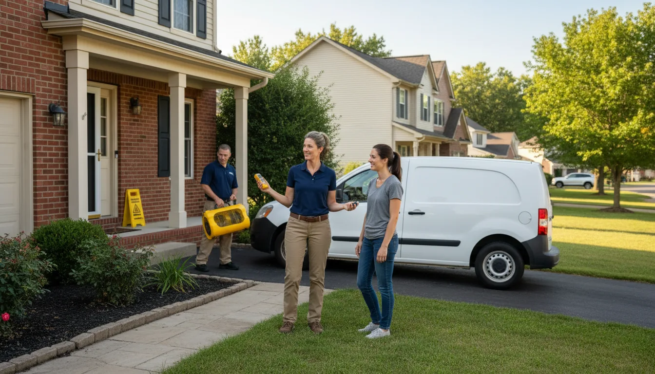 Water restoration image for Dehumidification And Cleanup Services in Kincheloe, MI